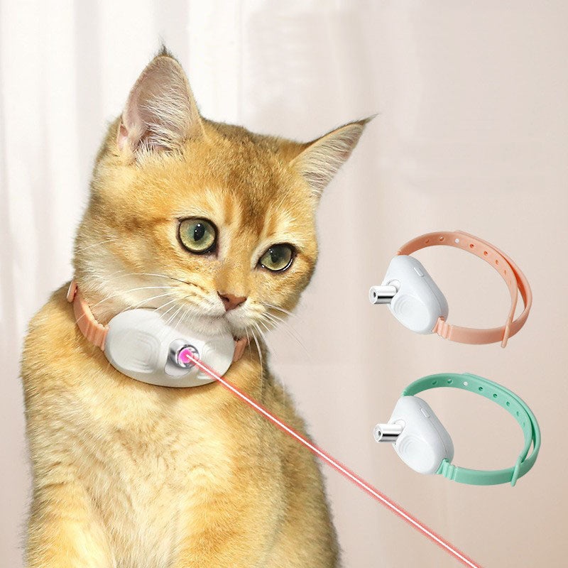 2pack- SmAutomatic Laser Cat Teaser Indoor Interactive Cat Toy Laser Collar